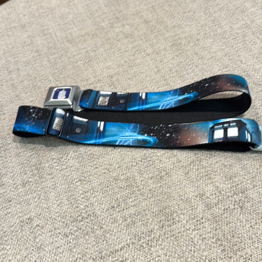 Dr. Who Buckle-Down Blue and Black Galaxy Belt